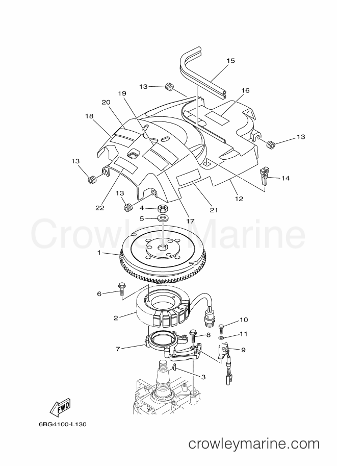 Yamaha Motors F30LA-2012 (6BT4) [060] - GENERATOR