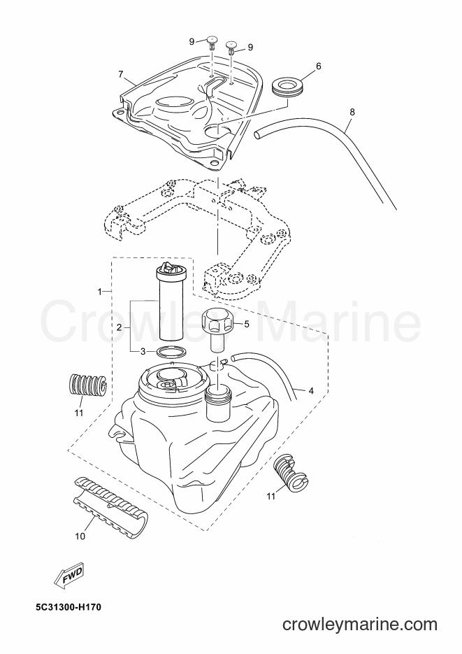 Yamaha Motors YN50F (5C35) [060] - FUEL TANK