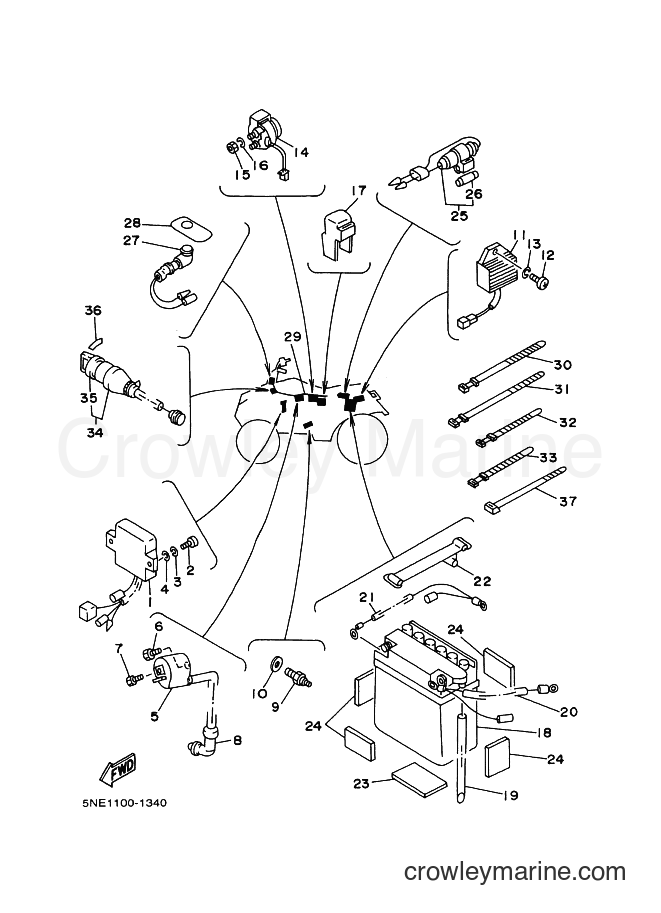 2001 ATV YF80M - YF80M (5NE3) [010] - ELECTRICAL 1