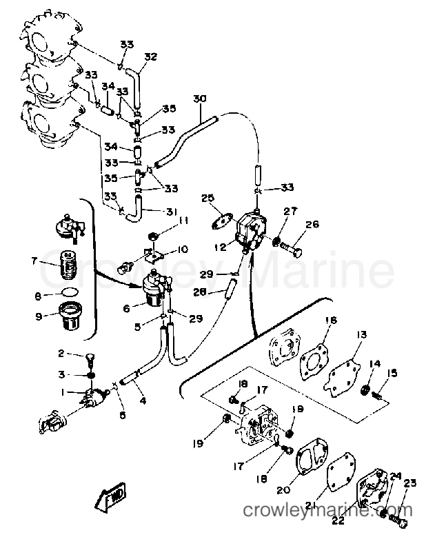 Yamaha Motors 90TLRP - FUEL SYSTEM