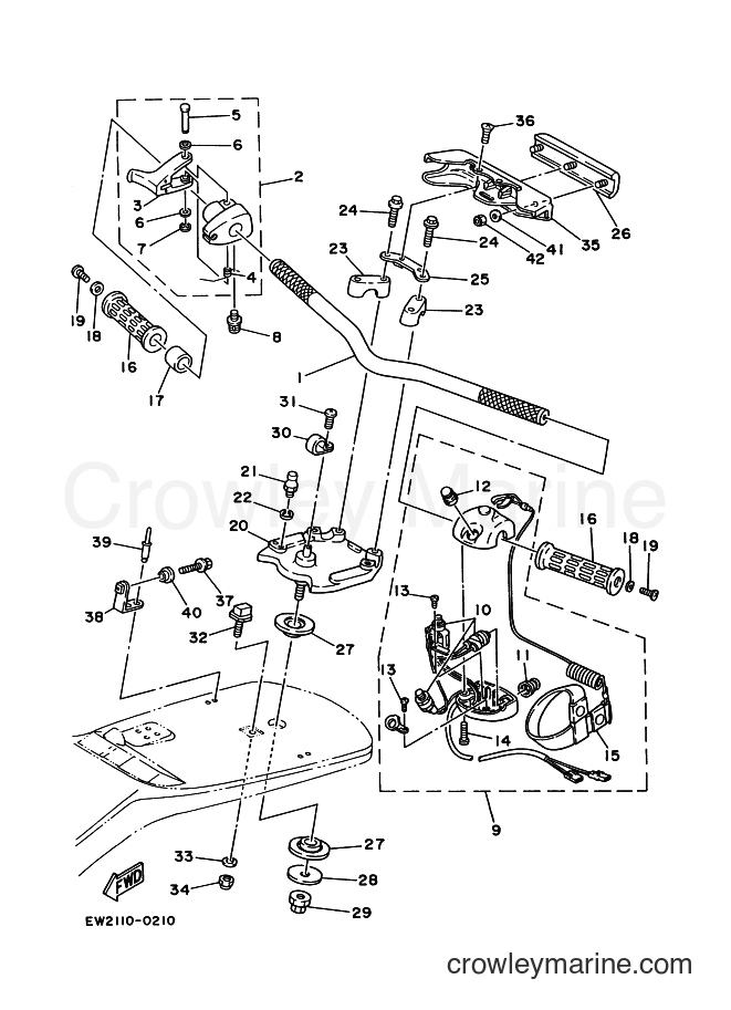 Yamaha Motors SJ650S (EW2) [999] - STEERING