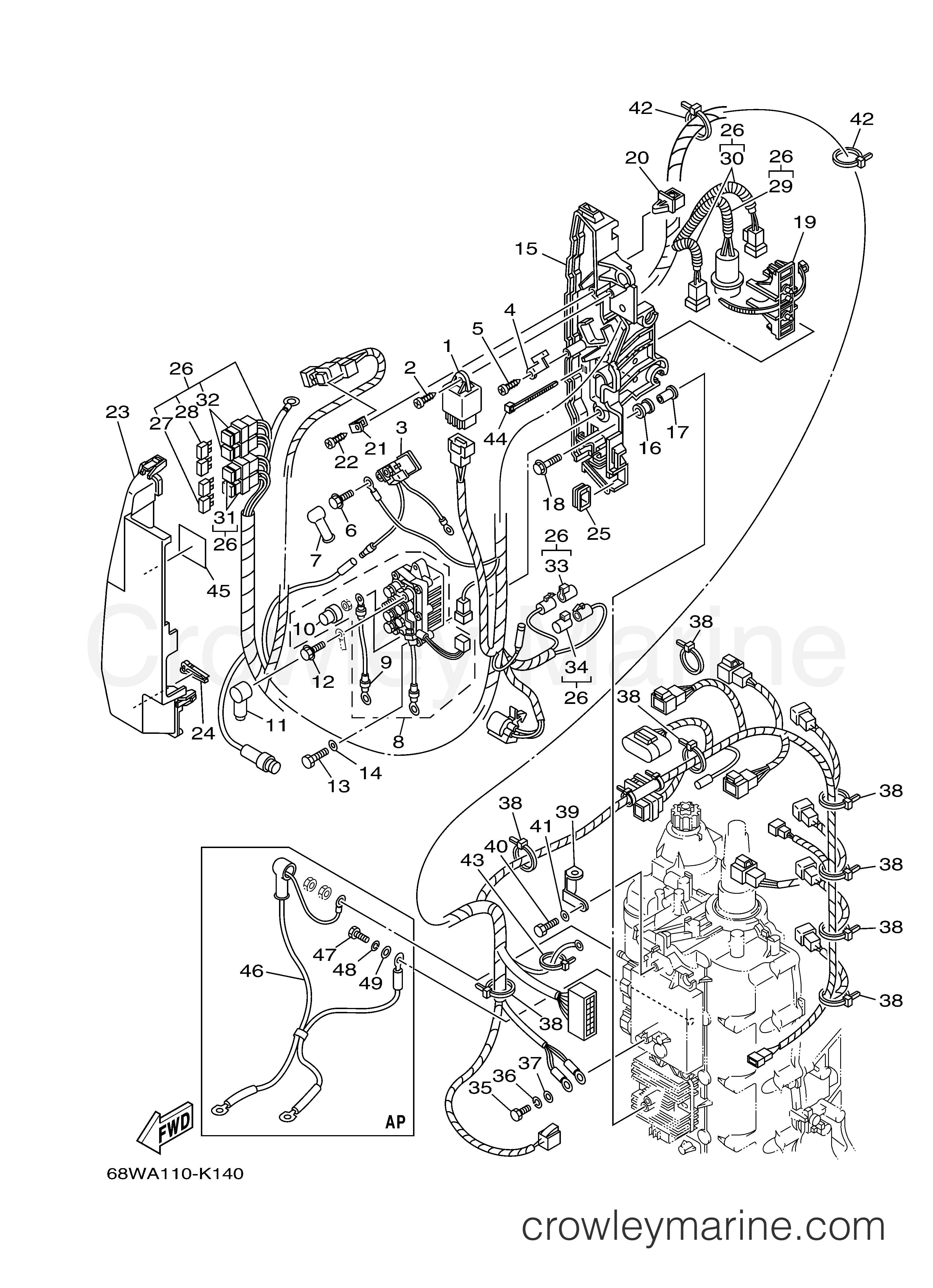 Yamaha Motors LF115TXR - ELECTRICAL 2