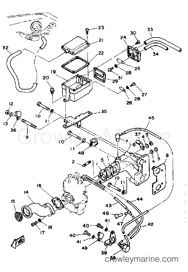 Yamaha Motors FT9.9EXD - INTAKE