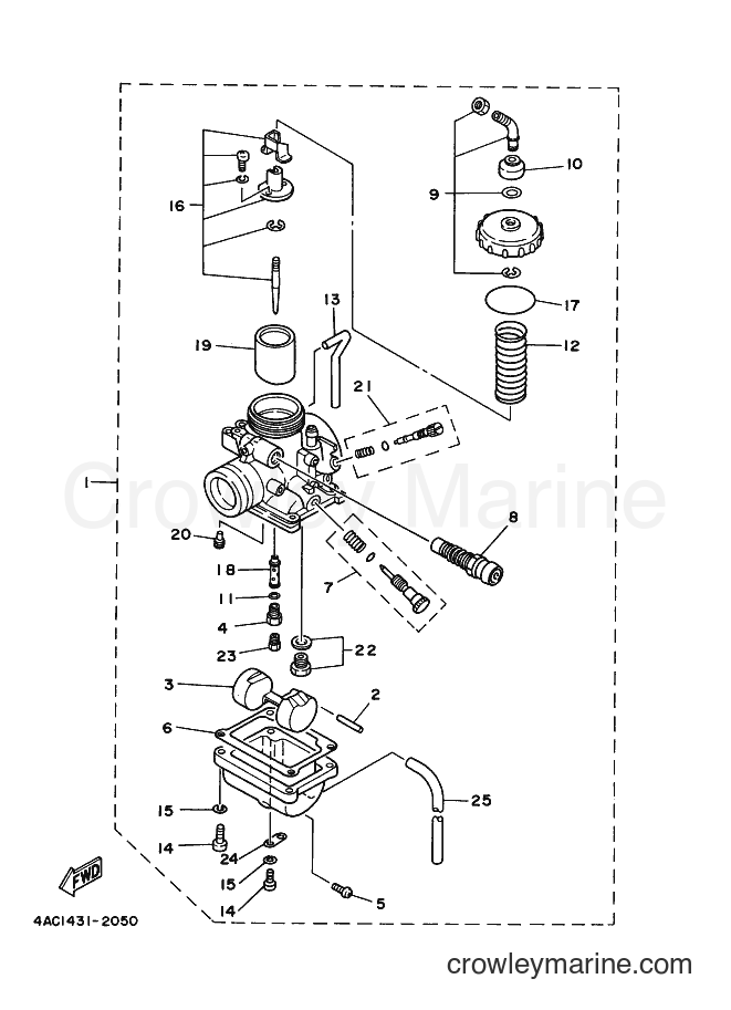 Yamaha Motors V120JR-S (4MA4) [010] - CARBURETOR