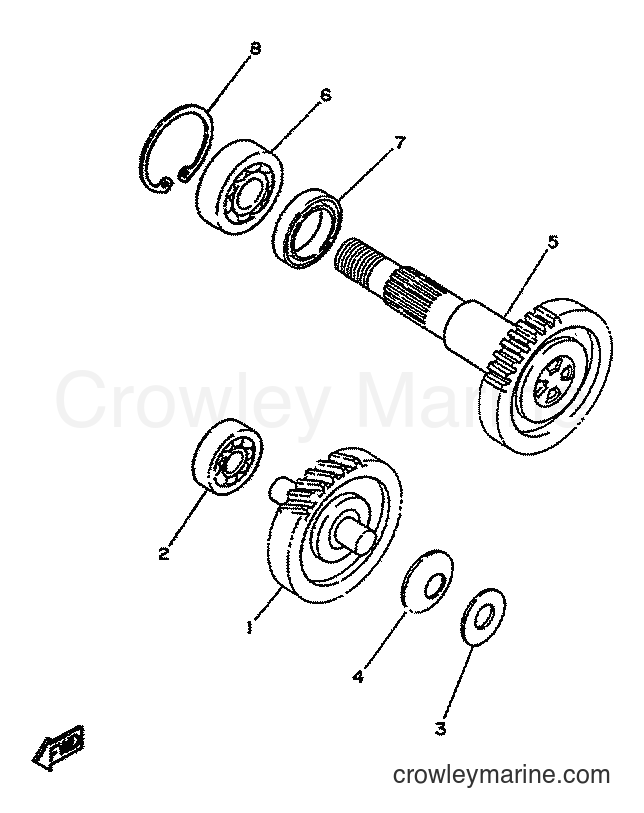 1995 Scooter YA50F - YA50F (4SN2) [999] - TRANSMISSION