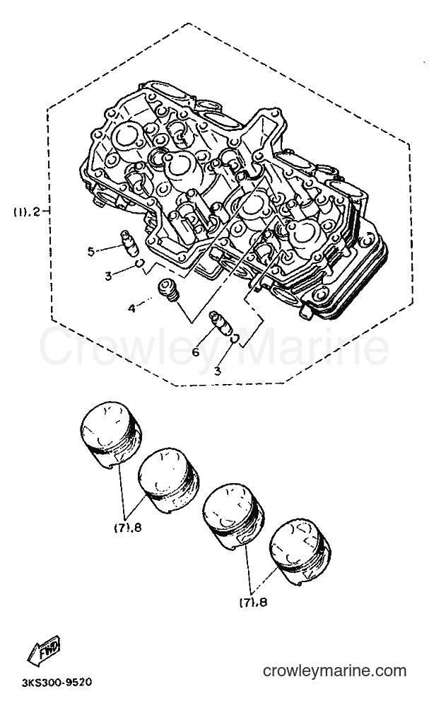 Yamaha Motors FZ750 (3KT2) [999] - ALTERNATE FOR ENGINE