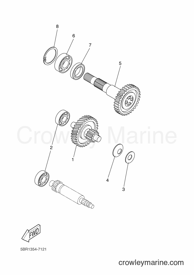 Yamaha Motors CS50 (2ADF) [060] - TRANSMISSION