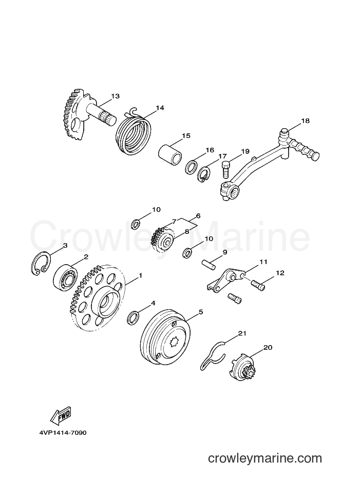 Yamaha Motors YW100 (4VPF) [010] - STARTER