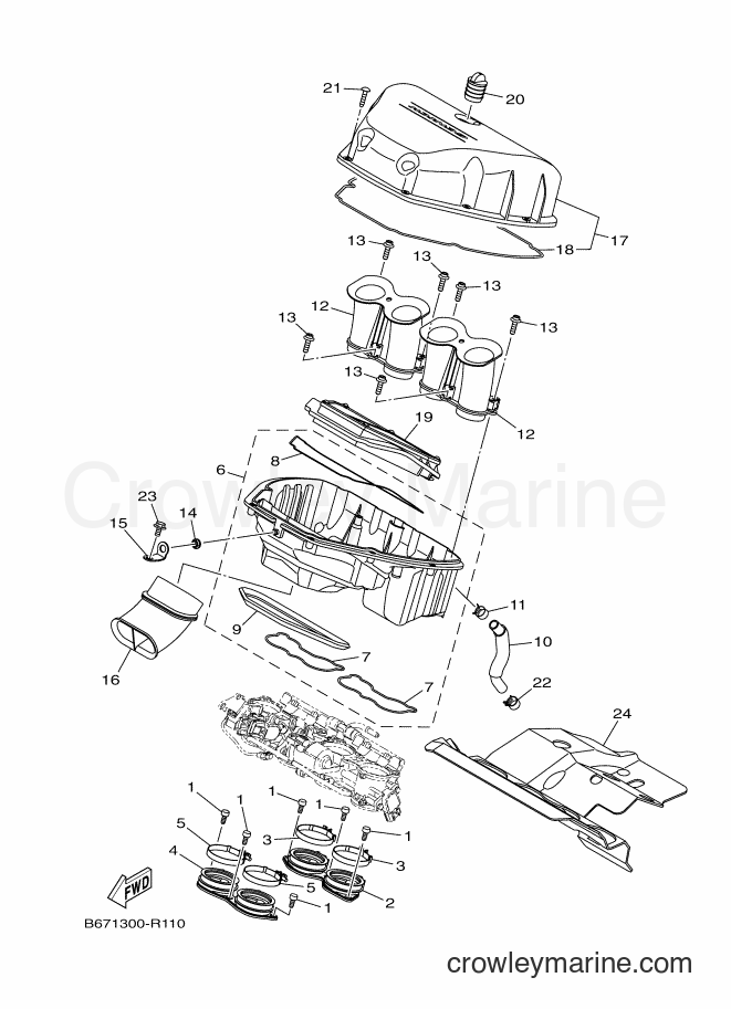 2016 Street Bike MTN1000 - MTN1000 (B671) [010] - INTAKE