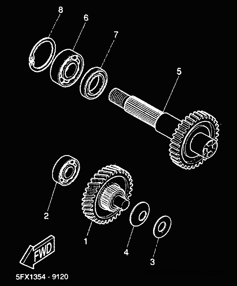 2000 Scooter CW50RS - CW50RS (5FXE) [010] - TRANSMISSION
