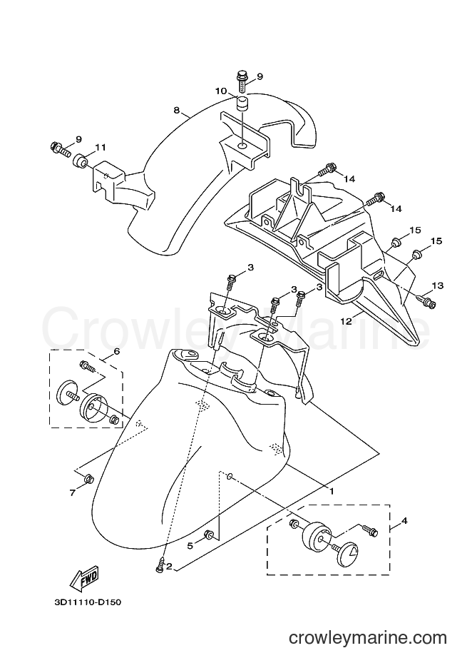 Yamaha Motors XC50 (3D14) [010] - FENDER