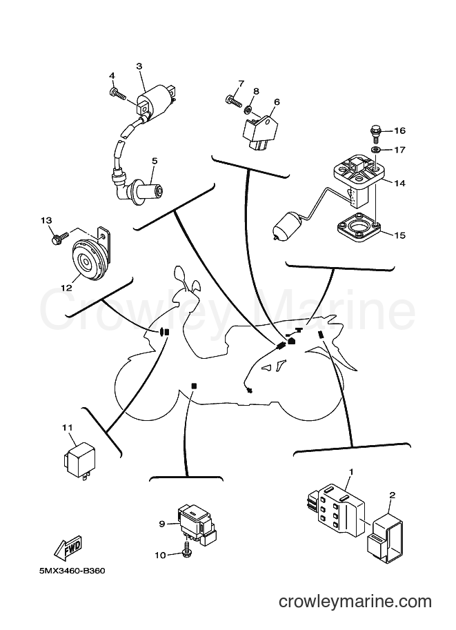 Yamaha Motors AT115 (5MX4) [010] - ELECTRICAL 2