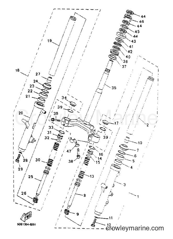 Yamaha Motors YP125E (5DSK) [010] - STEERING