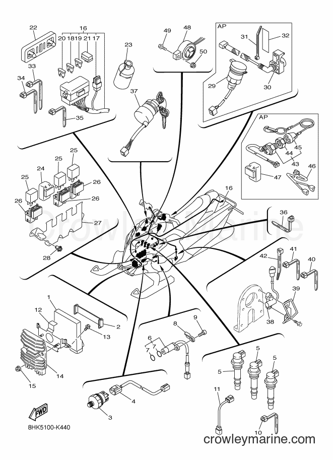 Yamaha Motors RFX10ST2 (8HL6) [010] - ELECTRICAL 1