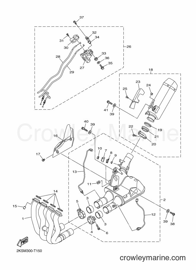 Yamaha Motors YZF-R1M (2KSM) [010] - EXHAUST