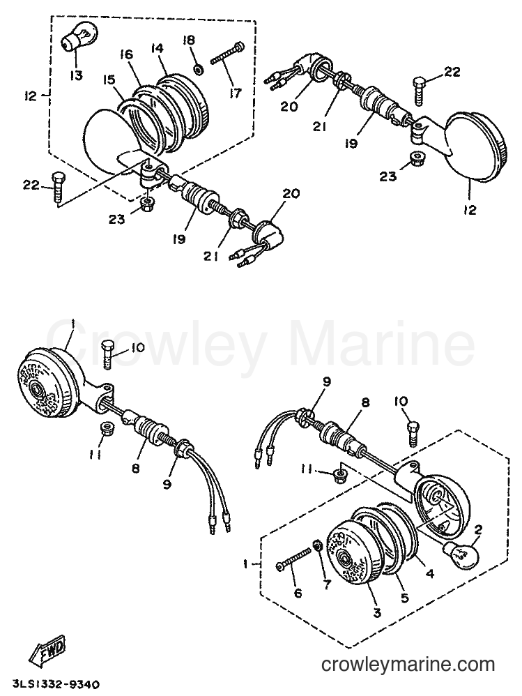 Yamaha Motors XV250 (3LS4) [010] - FLASHER LIGHT