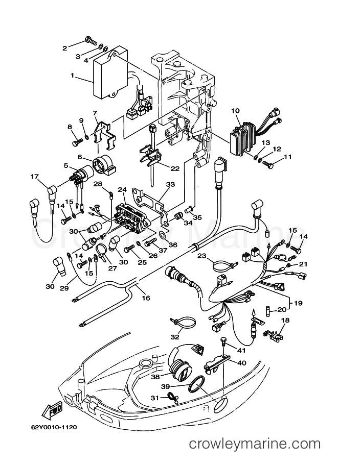 Yamaha Motors F50A (62Y0) [130] - ELECTRICAL 2