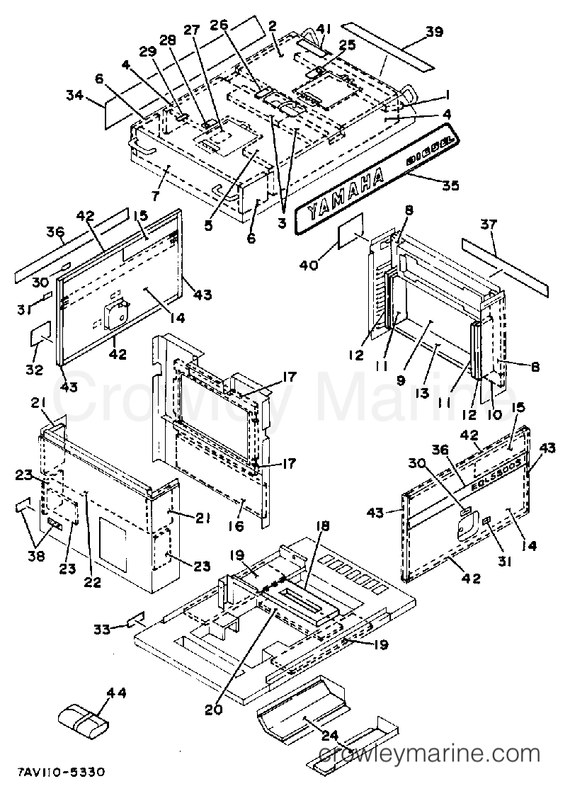 Yamaha Motors EDL5500DVES - FRAME 2