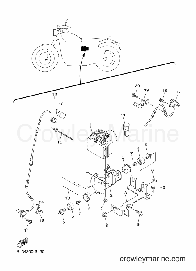 Yamaha Motors XVS950XR-A (BL34) [050] - ELECTRICAL 3