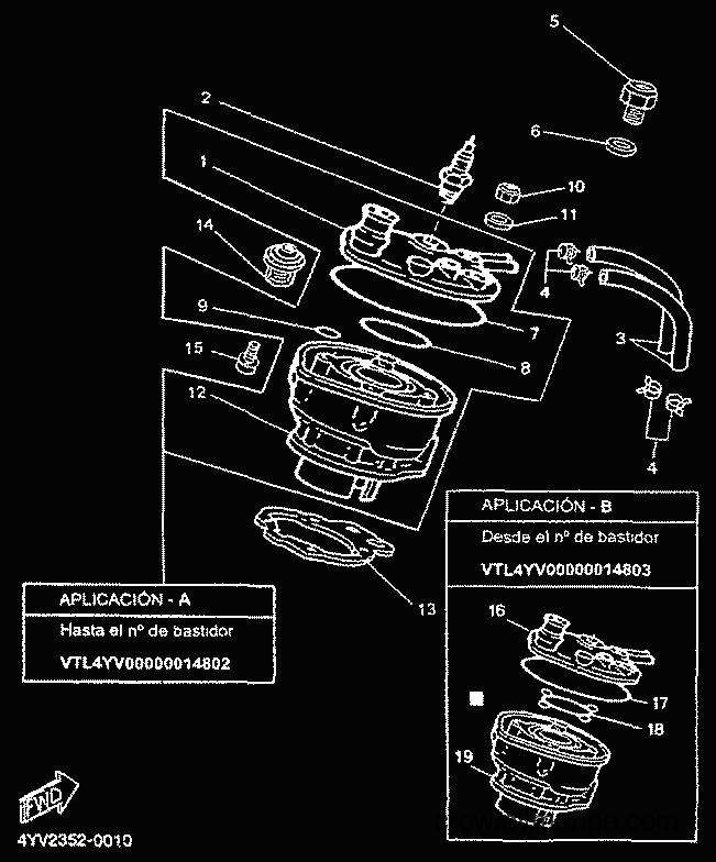 2000 Scooter TZR50 - TZR50 (4YV2) [000] - CYLINDER & CRANKCASE