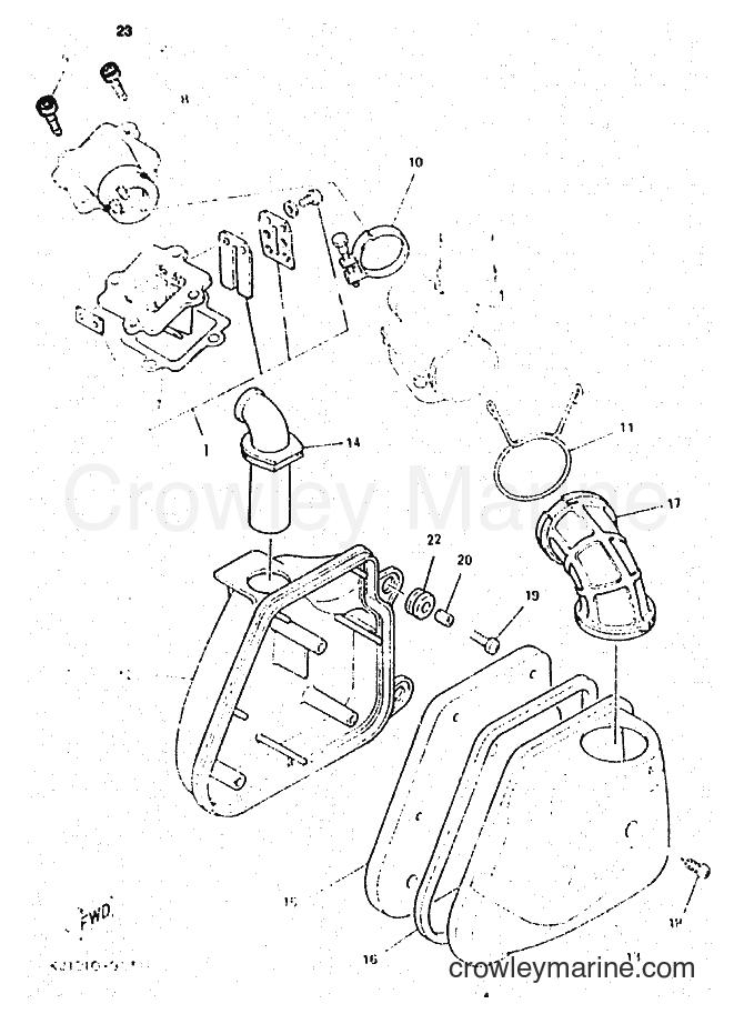 1995 Scooter YM50 - YM50 (4SY1) [010] - INTAKE