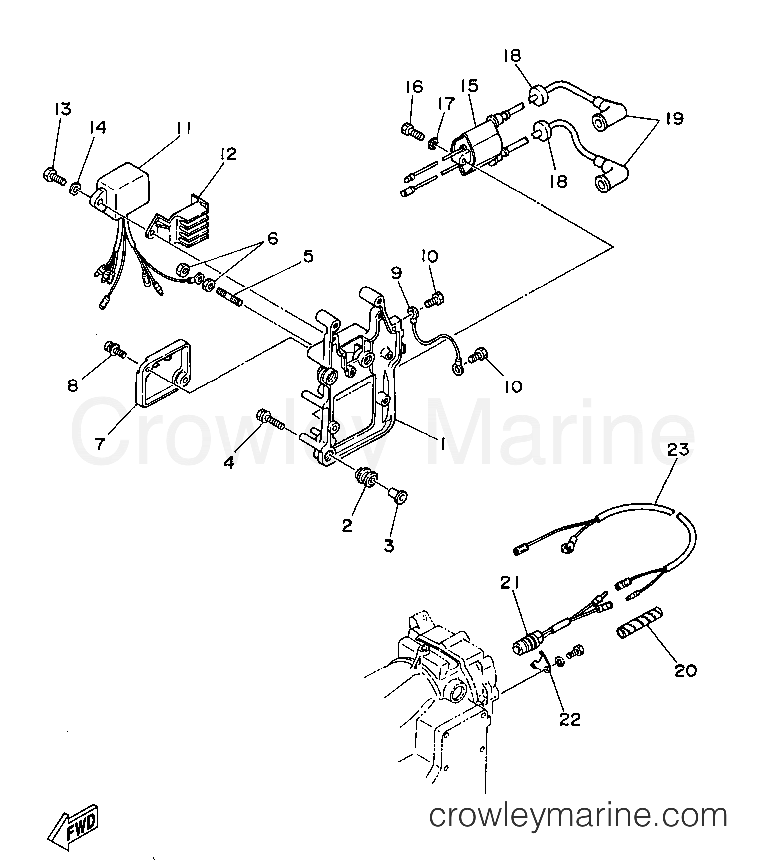 Yamaha Motors C40ESHV - ELECTRICAL 1