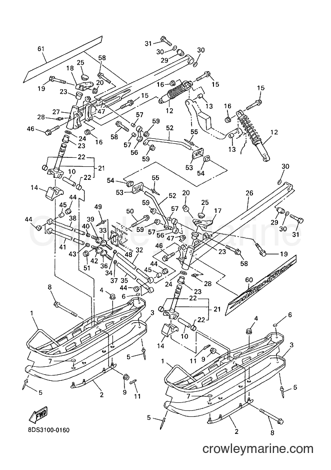 Yamaha Motors VX600DX (8DG2) [030] - SKI