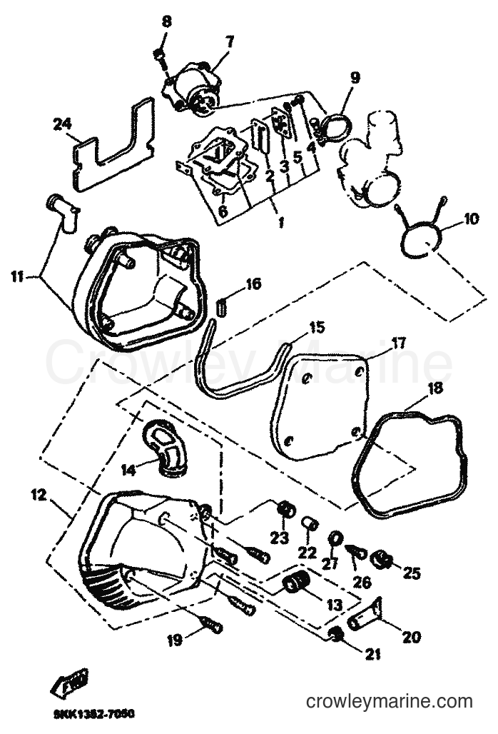 2001 Scooter YN100 - YN100 (5KKE) [010] - INTAKE