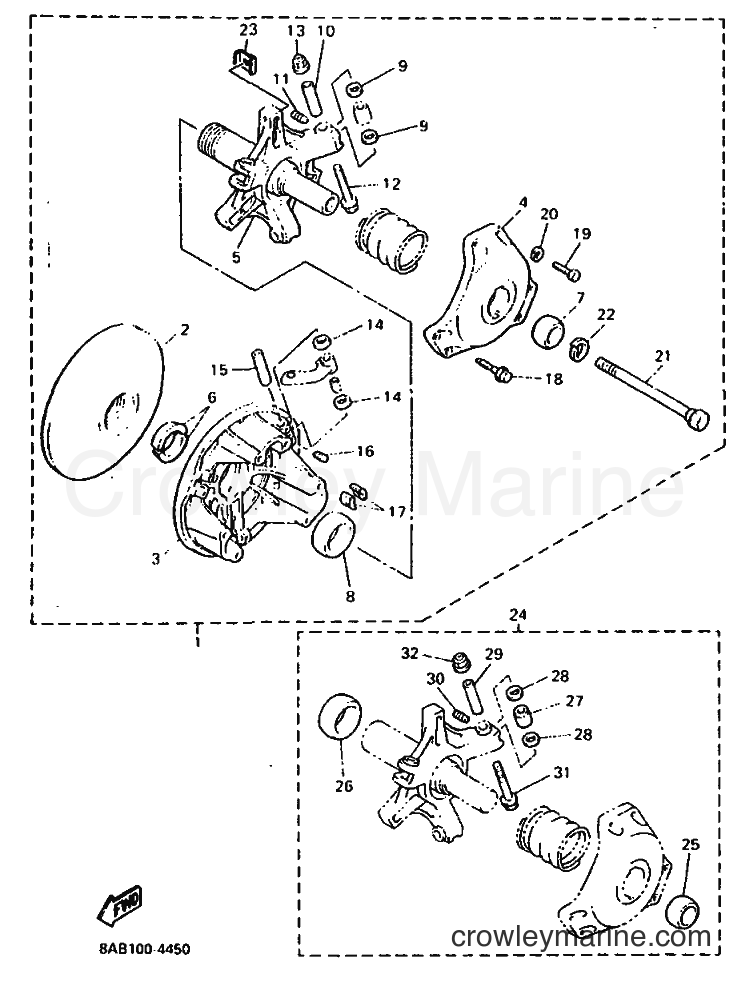 Yamaha Motors VX500E (8BP1) [040] - ALTERNATE (ENGINE)