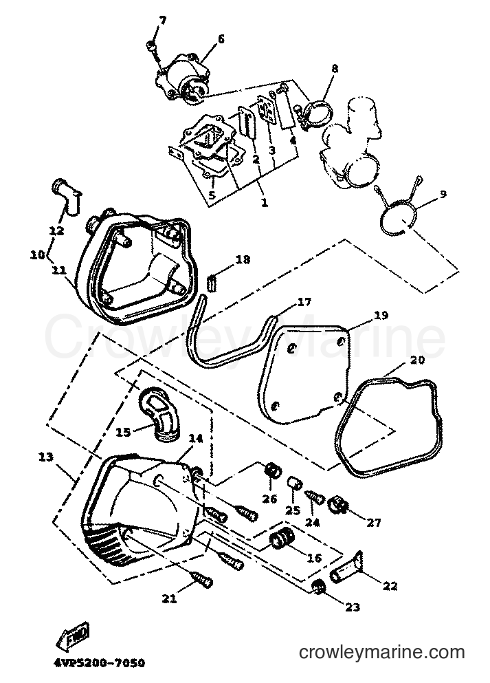 1999 Scooter YW100T - YW100T (5JY1) [010] - INTAKE