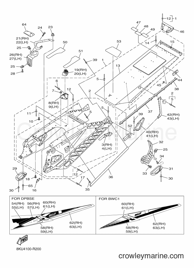 Yamaha Motors SRV10ML2 (8KU4) [010] - FRAME 2