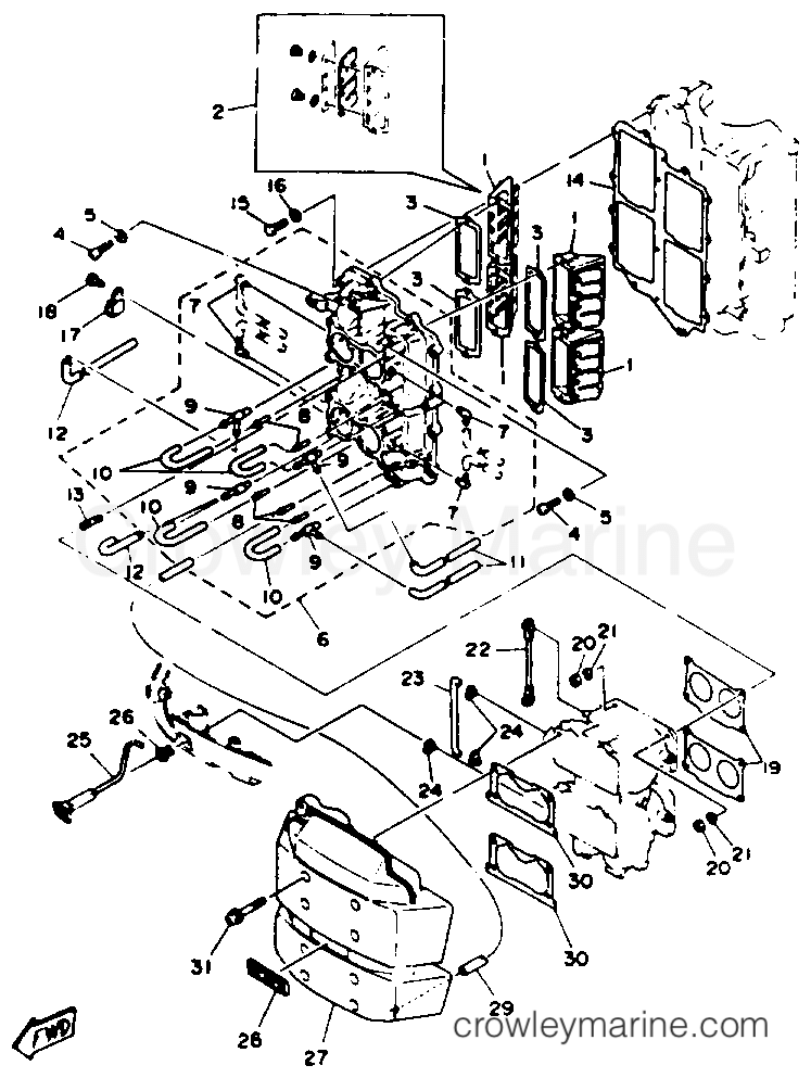 Yamaha Motors L130TXRR - INTAKE