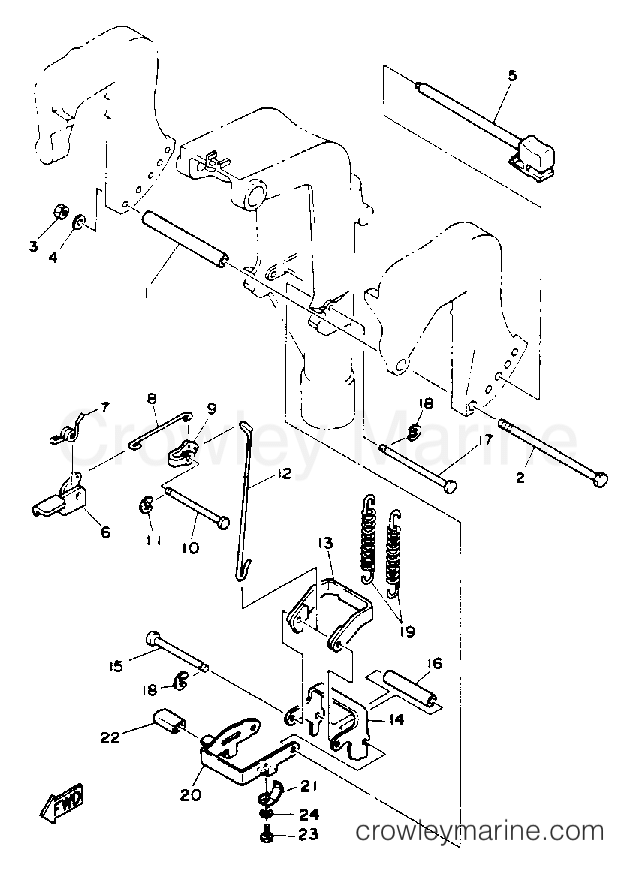 Yamaha Motors F9.9MLHQ - BRACKET 2