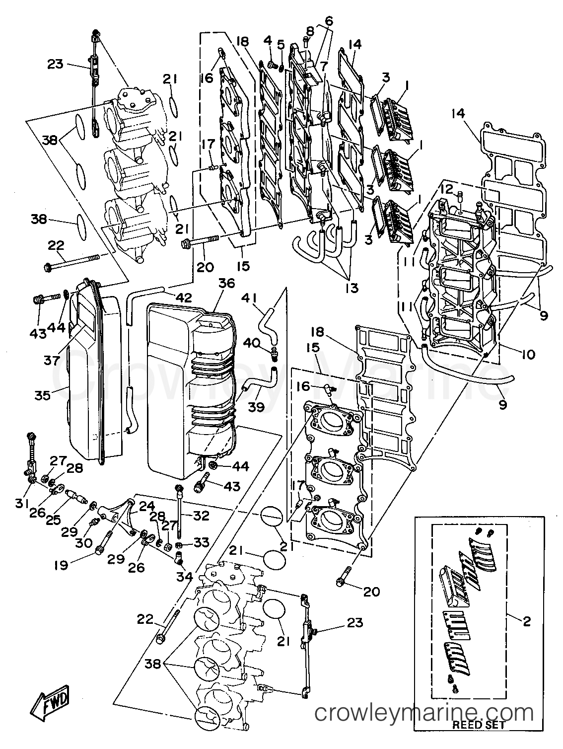 Yamaha Motors 225TXRS - INTAKE