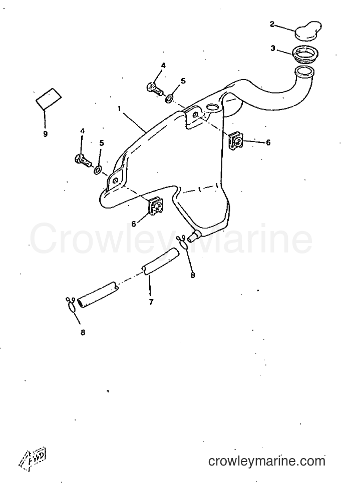 1997 Scooter CW50RSX - CW50RSX (5AA1) [999] - OIL TANK