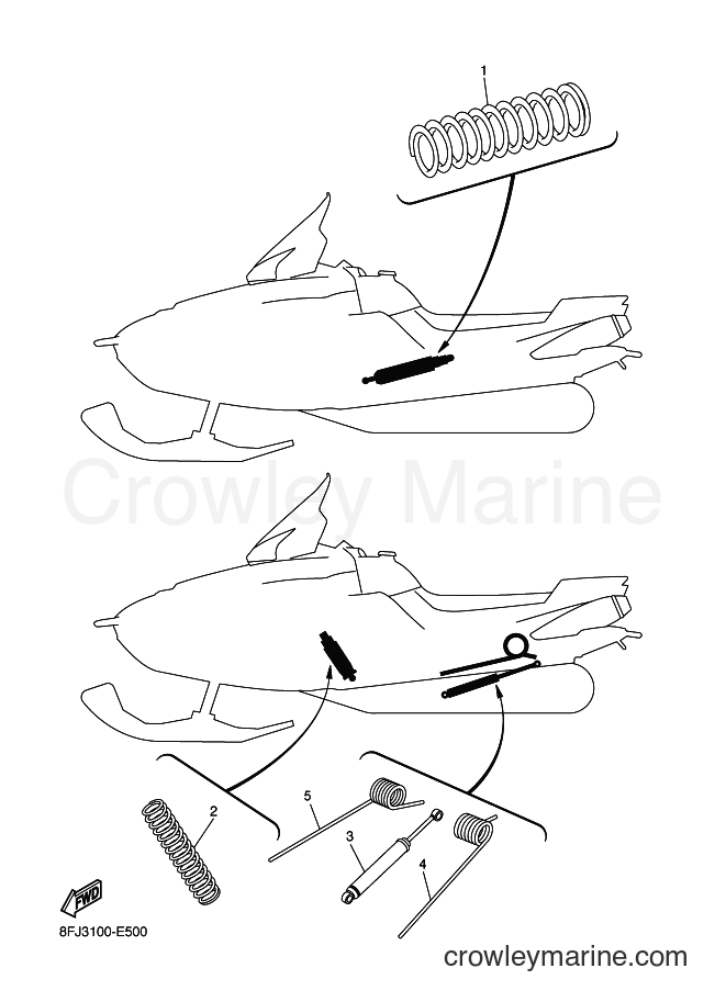 2006 Snowmobile RS10RS - RS10RS (8GH2) [010] - ALTERNATE REAR SUSPENSION
