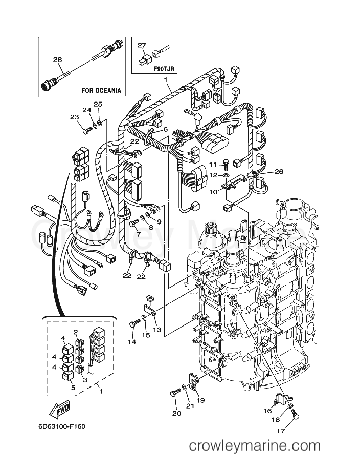Yamaha Motors F90TJRF (6D83) [050] - ELECTRICAL 3