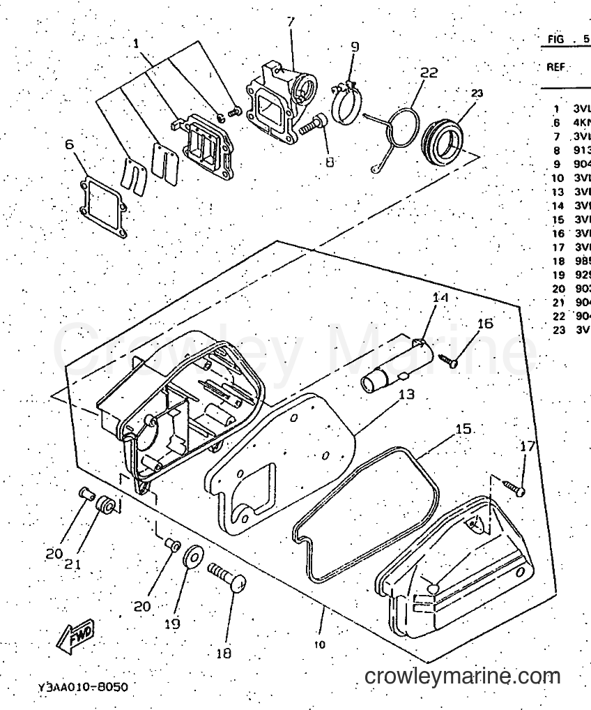 1997 Scooter CW50 - CW50 (4VVB) [999] - INTAKE