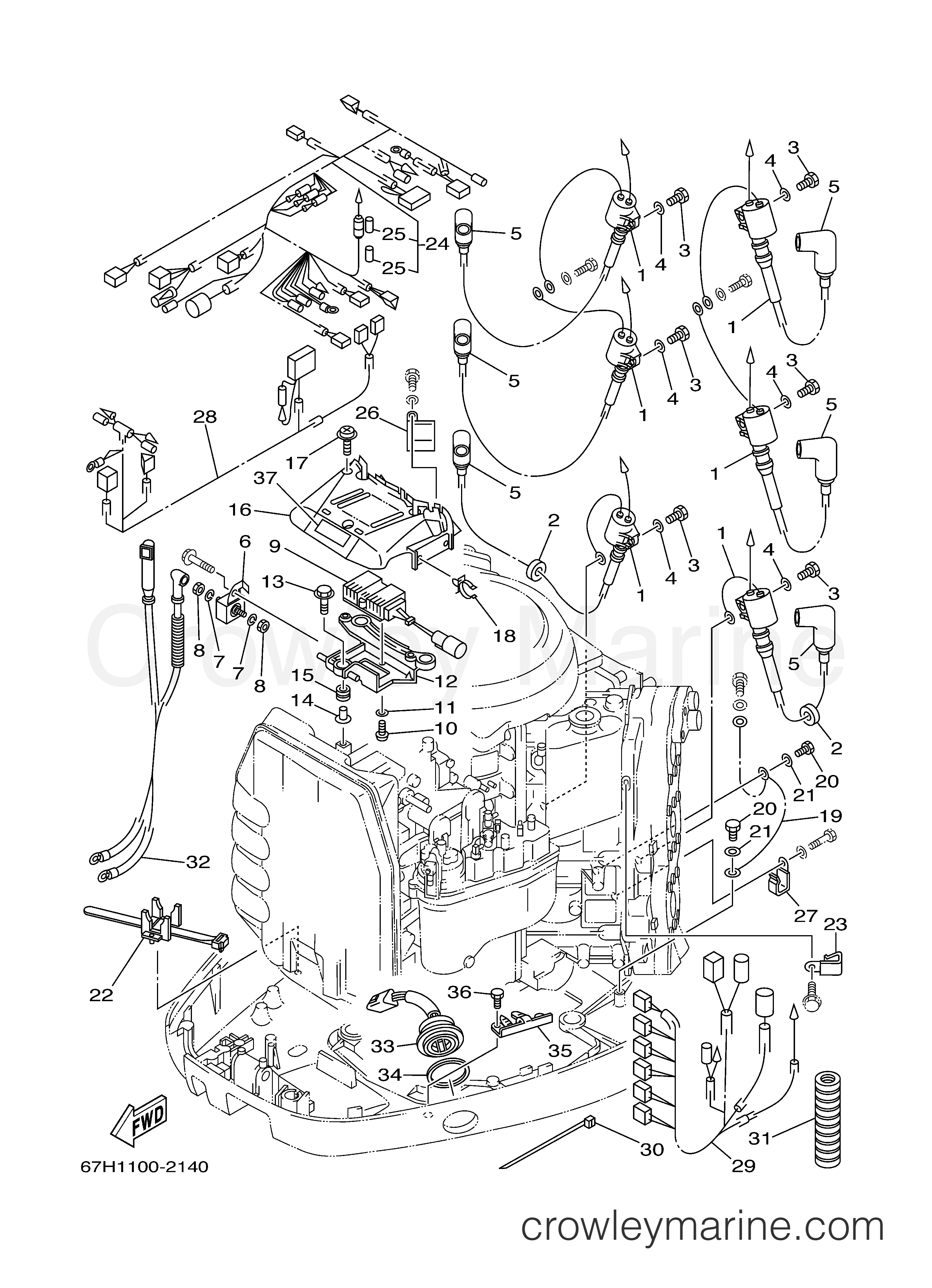 Yamaha Motors DX150TLRB - ELECTRICAL 2