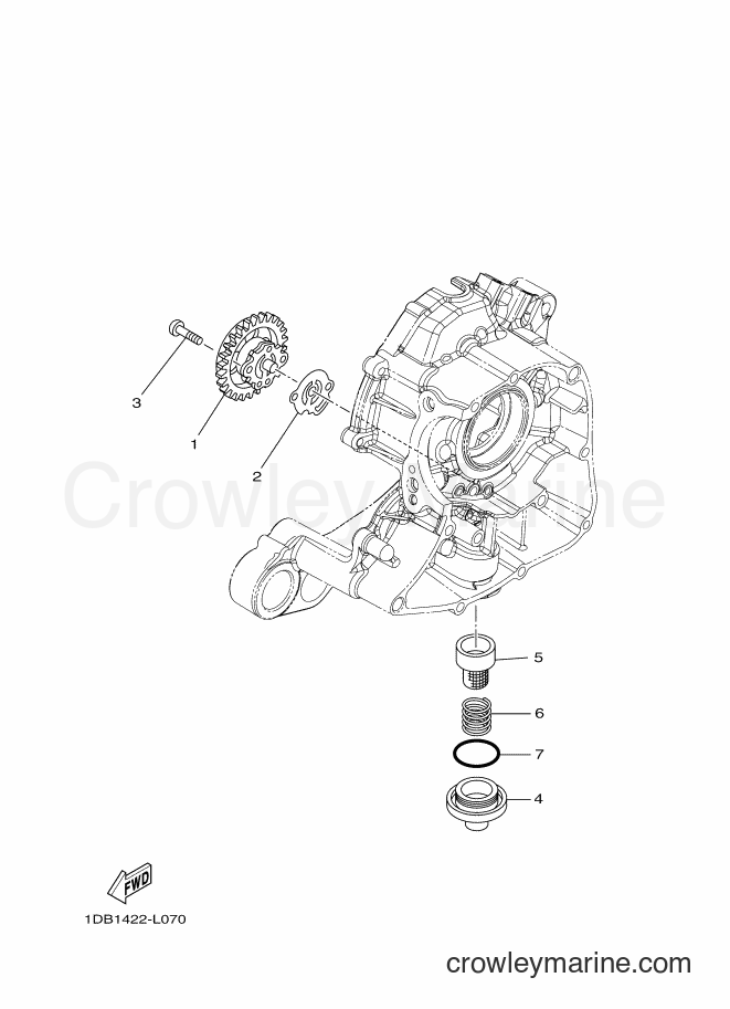 2012 Scooter AT125F - AT125F (1DC2) [010] - OIL PUMP