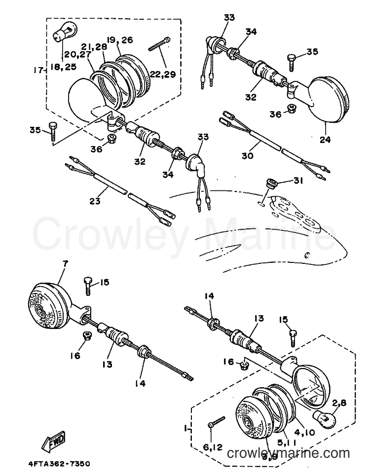 Yamaha Motors XV500 (4FTB) [010] - FLASHER LIGHT