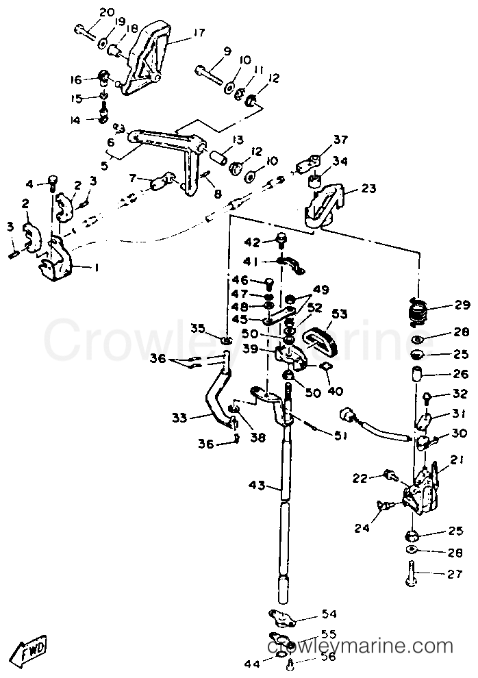 Yamaha Motors 250TURR - CONTROL ENGINE
