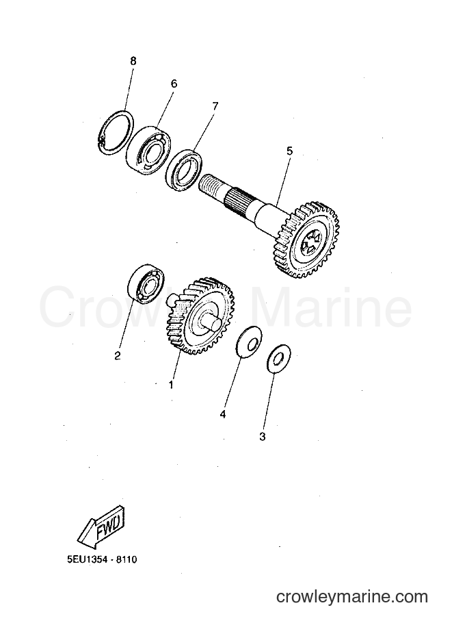 1999 Scooter YH50 - YH50 (5FV1) [010] - TRANSMISSION