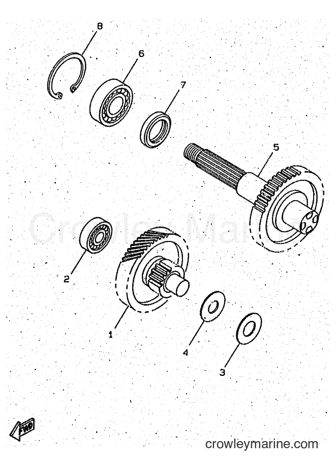 1999 Scooter CW50 - CW50 (4RW4) [010] - TRANSMISSION
