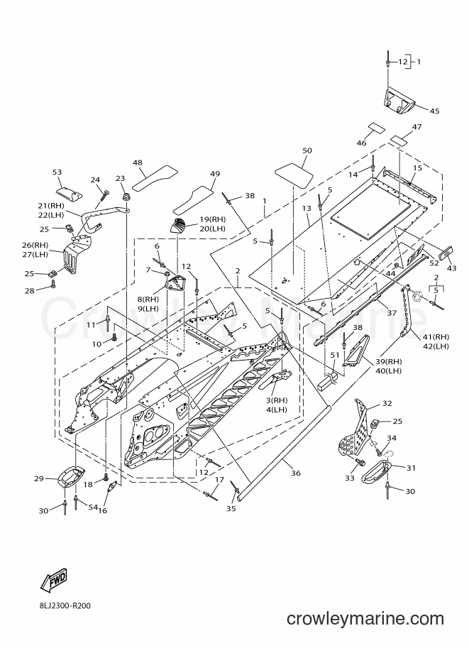 Yamaha Motors SRV10SC (8LJ2) [010] - FRAME 2
