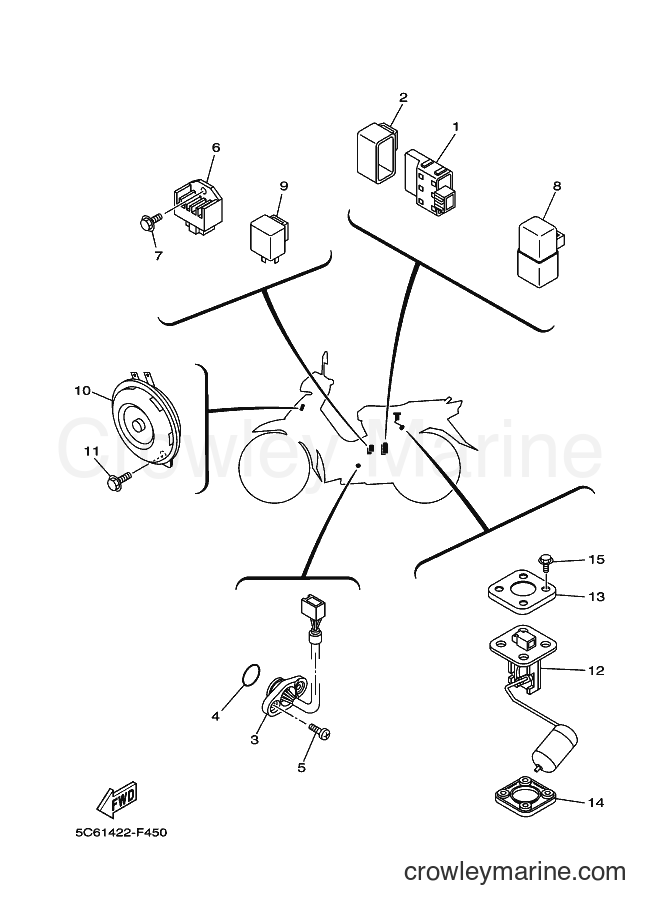 Yamaha Motors T110LE (5C6J) [010] - ELECTRICAL 2