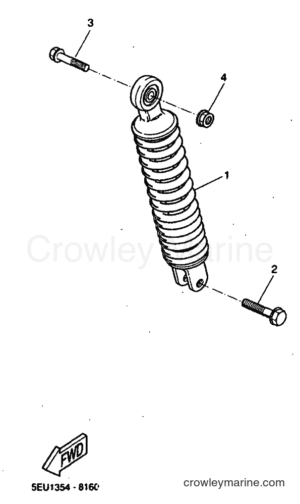 1999 Scooter YH50 - YH50 (5JB2) [030] - REAR SUSPENSION