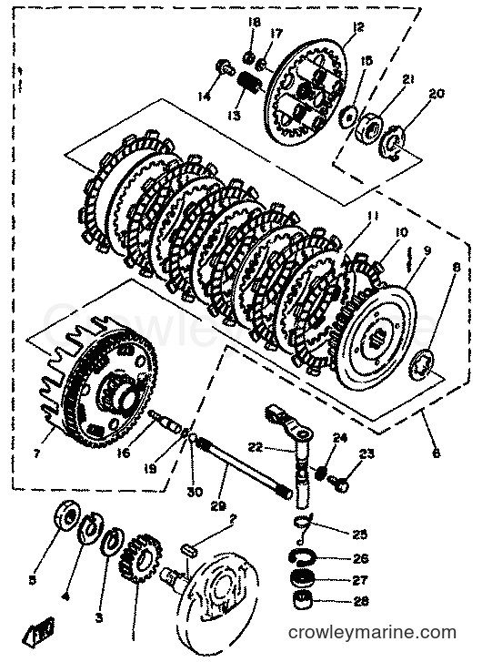 1981 Dirt Bike XT250 - XT250 (5G4) [999] - CLUTCH