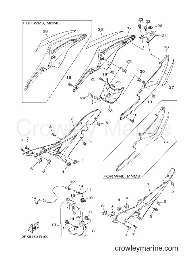 Yamaha Motors YZF-R15 (2PL4) [010] - SIDE COVER