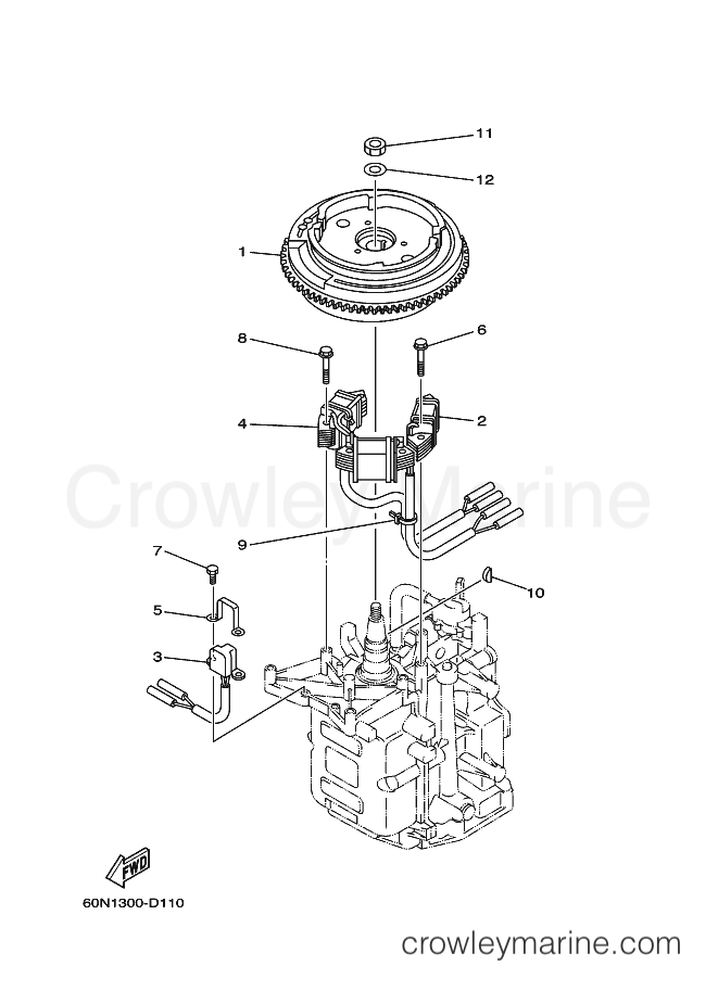 Yamaha Motors F8CMHL (60RA) [100] - GENERATOR